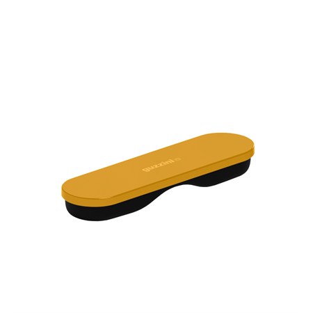 posate da viaggio con custodia giallo mango